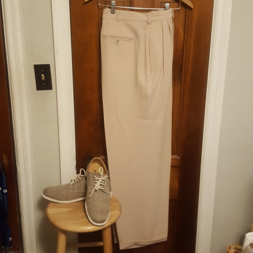 MEN'S BEIGE DRESS PANTS